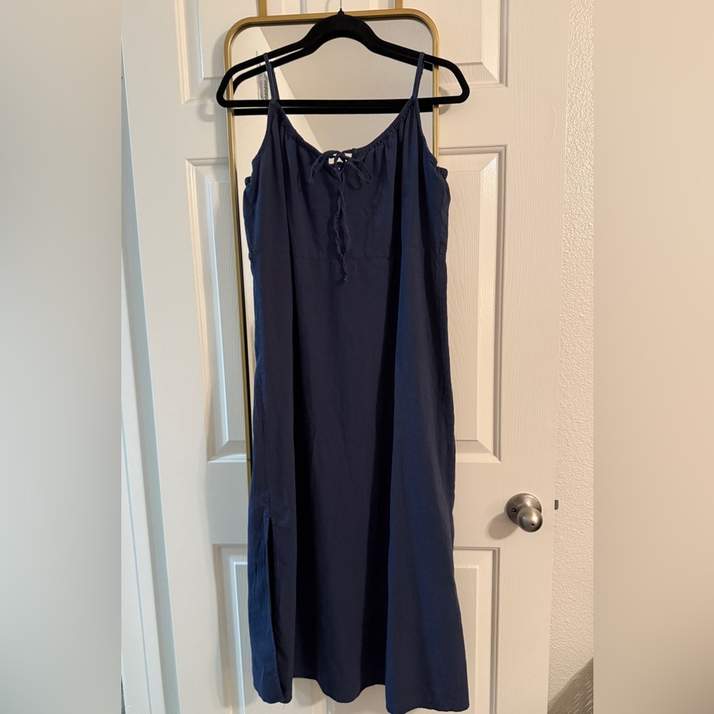 Old Navy Dark Blue Midi Dress
